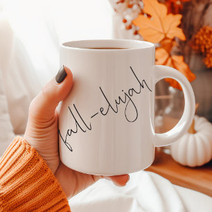 Fall-elujah (Hallelujah It's Fall) Coffee Mug