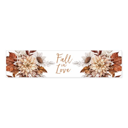 Fall Engagement Party  Napkin Bands