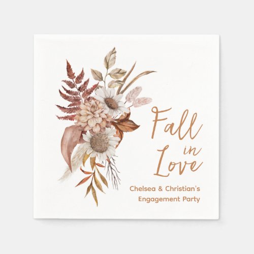Fall Engagement Party  Napkins