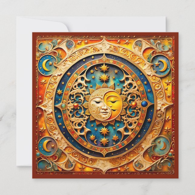 Fall Equinox '24 Flat Note  Card (Front)