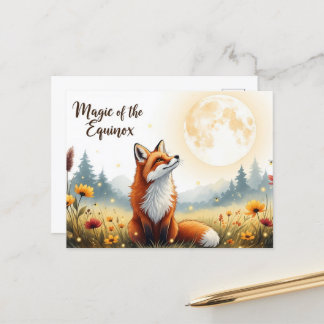 Fall Equinox Postcard
