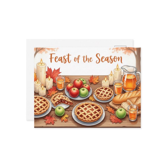 Fall Equinox  Postcard (Front/Back In Situ)