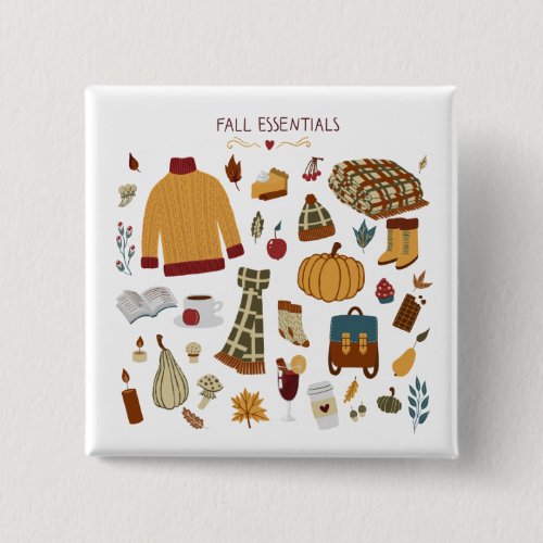 Fall Essentials Digital Drawing Button