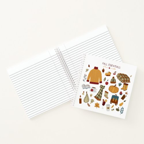 Fall Essentials Digital Drawing Notebook