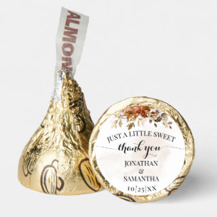 Fall Eucalyptus Autumn Wedding Bridal Shower Hershey®'s Kisses®