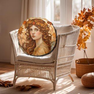 Fall Fairy  - Art Nouveau  