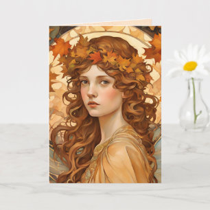 fall fairy -artisic card