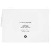 Fall Falls at Fires Creek Cards (Back Horizontal)