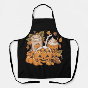 Fall Family Halloween Thanksgiving Cute Autumn Apron