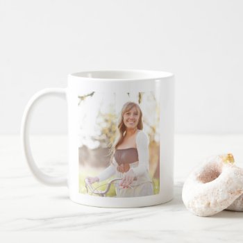 Fall Family Photo With Trendy Quotes Typography Coffee Mug by designs4you at Zazzle