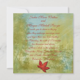 Fall Fantasy Collection Invitation