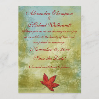 Fall Fantasy Save the Date