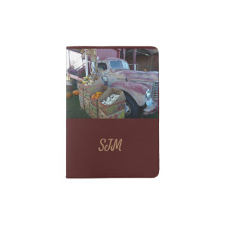 Fall Farm Truck Passport Holder
