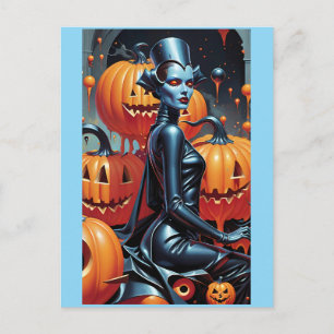 Fall Fashion's Weekend Witch Queen Postcard