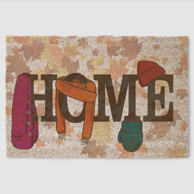 Fall Favorite Clothing Fiber Doormat (Front)