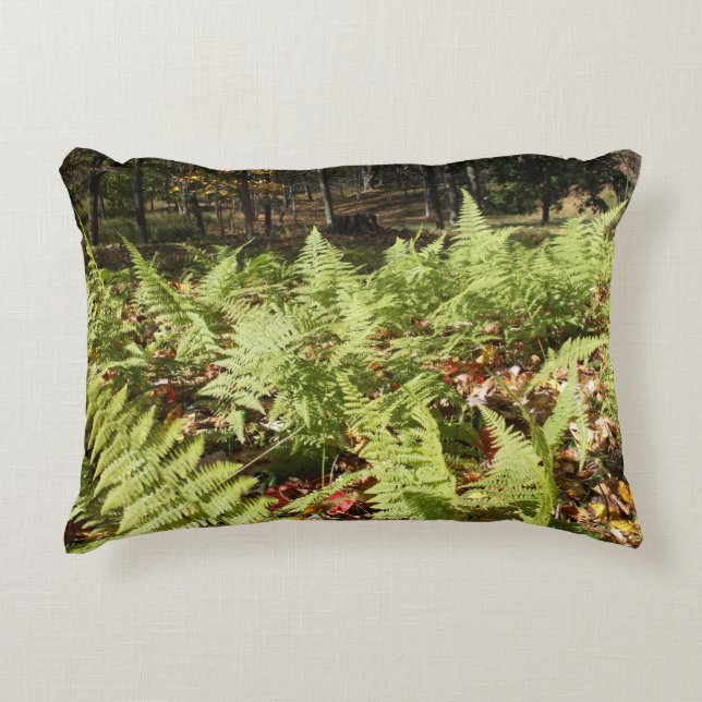 Fall Ferns Accent Pillow (Front)