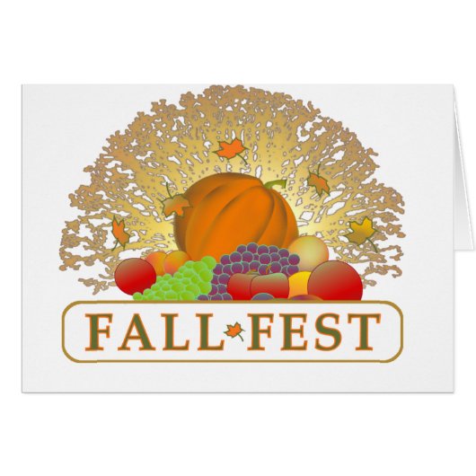 Fall Fest Cards (Front Horizontal)