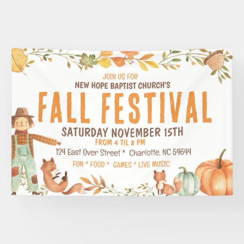 Fall festival Banner