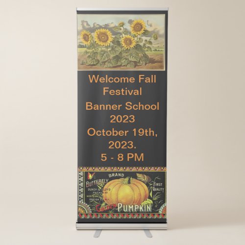 Fall Festival Banner Customizable Fall Banner