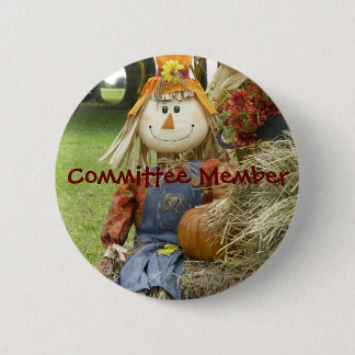 Fall Festival Committee Member - Customized Pinback Button