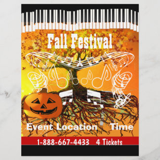 Fall Festival Halloween Event or Fall Event Flyer