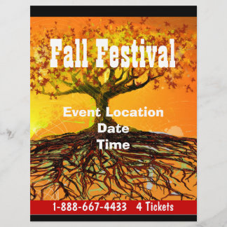 Fall Festival Halloween Event or Fall Event Flyer
