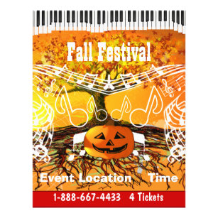Fall Festival Halloween Event or Fall Event Flyer