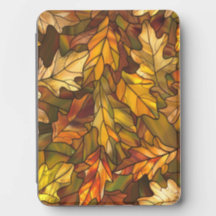 Fall Festival Leaves Faux Stained Glass