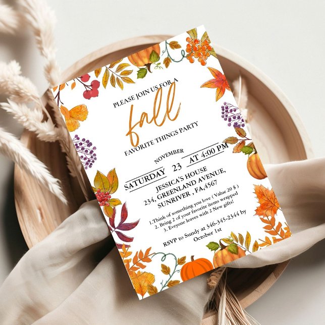 Fall Festival party bonfire neighborhood party  Invitation (Creator Uploaded)