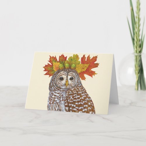 Fall Festival Queen card