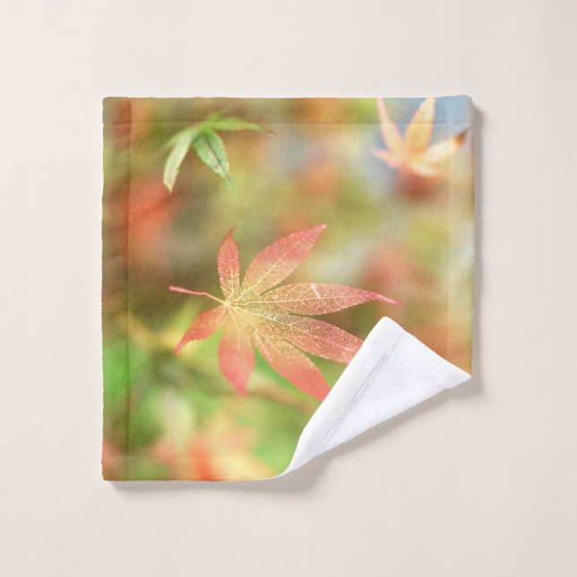 Fall Filigree Bath Towel Set (Wash Cloth)