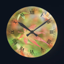 Fall Filigree Clock