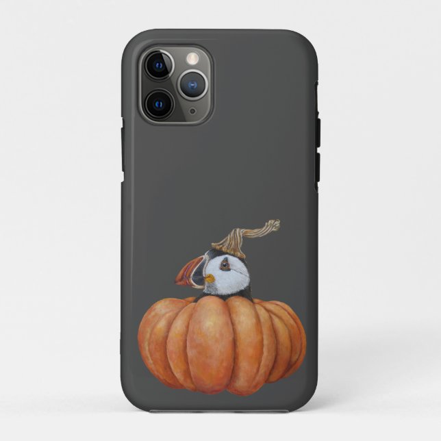 Fall Find with puffin iPhone 11 Pro Case (Back)