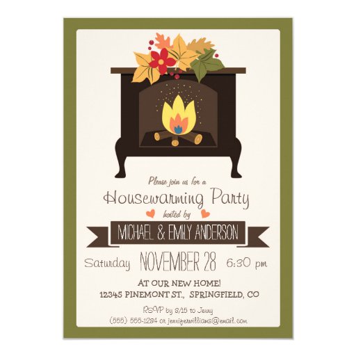 Fall Housewarming Party Invitations 8