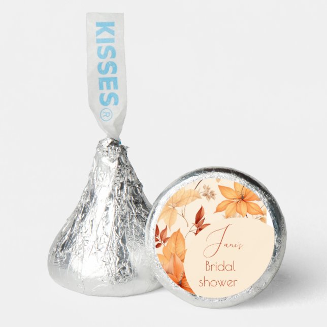 fall floral  bridal shower  hershey®'s kisses® (Front)