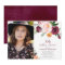Fall floral burgundy blush pink birthday photo