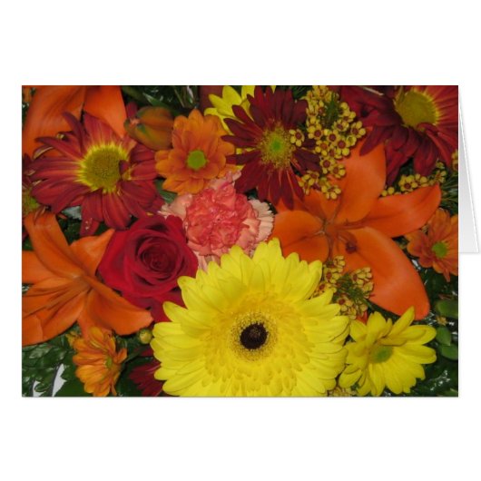 Fall Floral Cards (Front Horizontal)