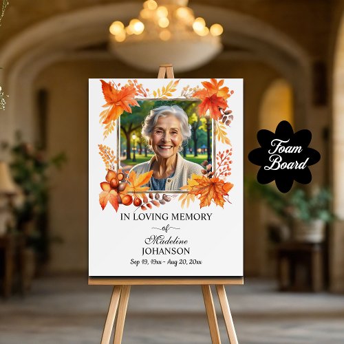 Fall Floral Celebration Of Life Funeral