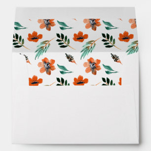 Fall Floral Envelope