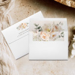 Fall Floral Eucalyptus Invitation Envelope<br><div class="desc">Timeless nature-inspired invitation envelopes. Designed with Warm hues,  earthy textures,  and whimsical botanicals. These personalized envelopes will set the perfect tone for your dream autumn-fall celebration. Matching items in our store Cava Party Designs.</div>