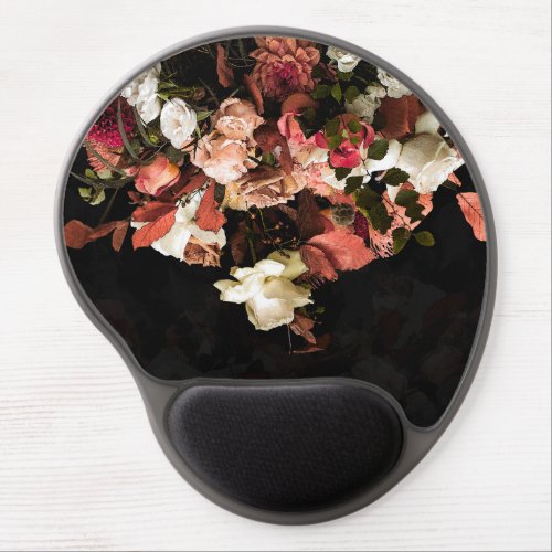 Fall Floral Fantasy Gel Mouse Pad