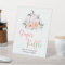 Fall Floral Little Pumpkin Diaper Raffle Sign