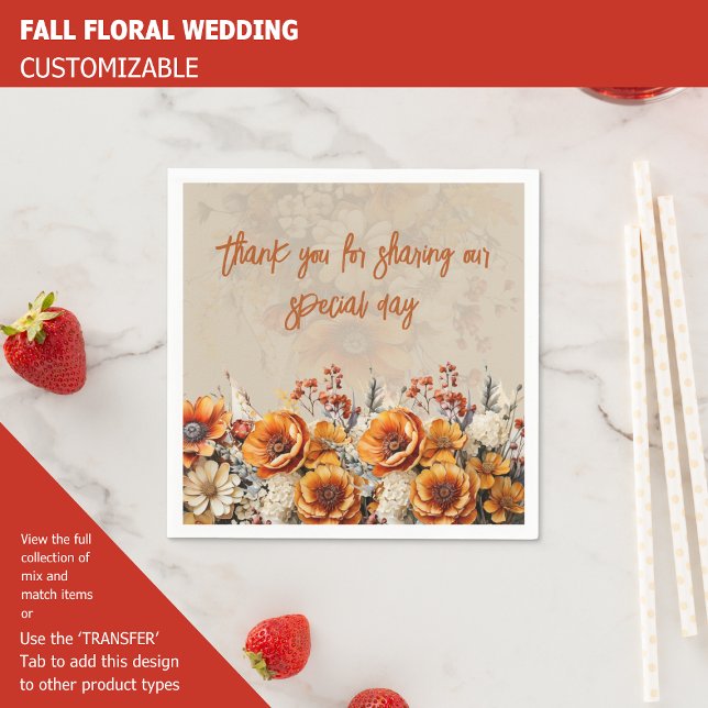 FALL FLORAL NAPKINS (Creator Uploaded)