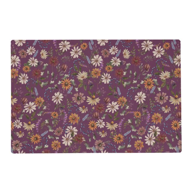 Fall Floral Placemat (Front)