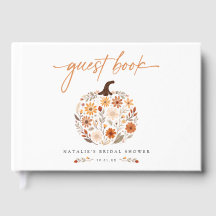 Fall Floral Pumpkin Bridal Shower