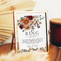 Fall Floral Ring Hunt Bridal Shower Game