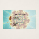 Fall Flower - Fractal Art Business Card