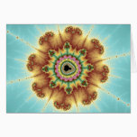 Fall Flower - Fractal Art Card