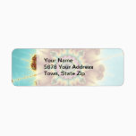 Fall Flower - Fractal Art Label