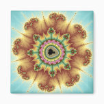 Fall Flower - Fractal Art Magnet